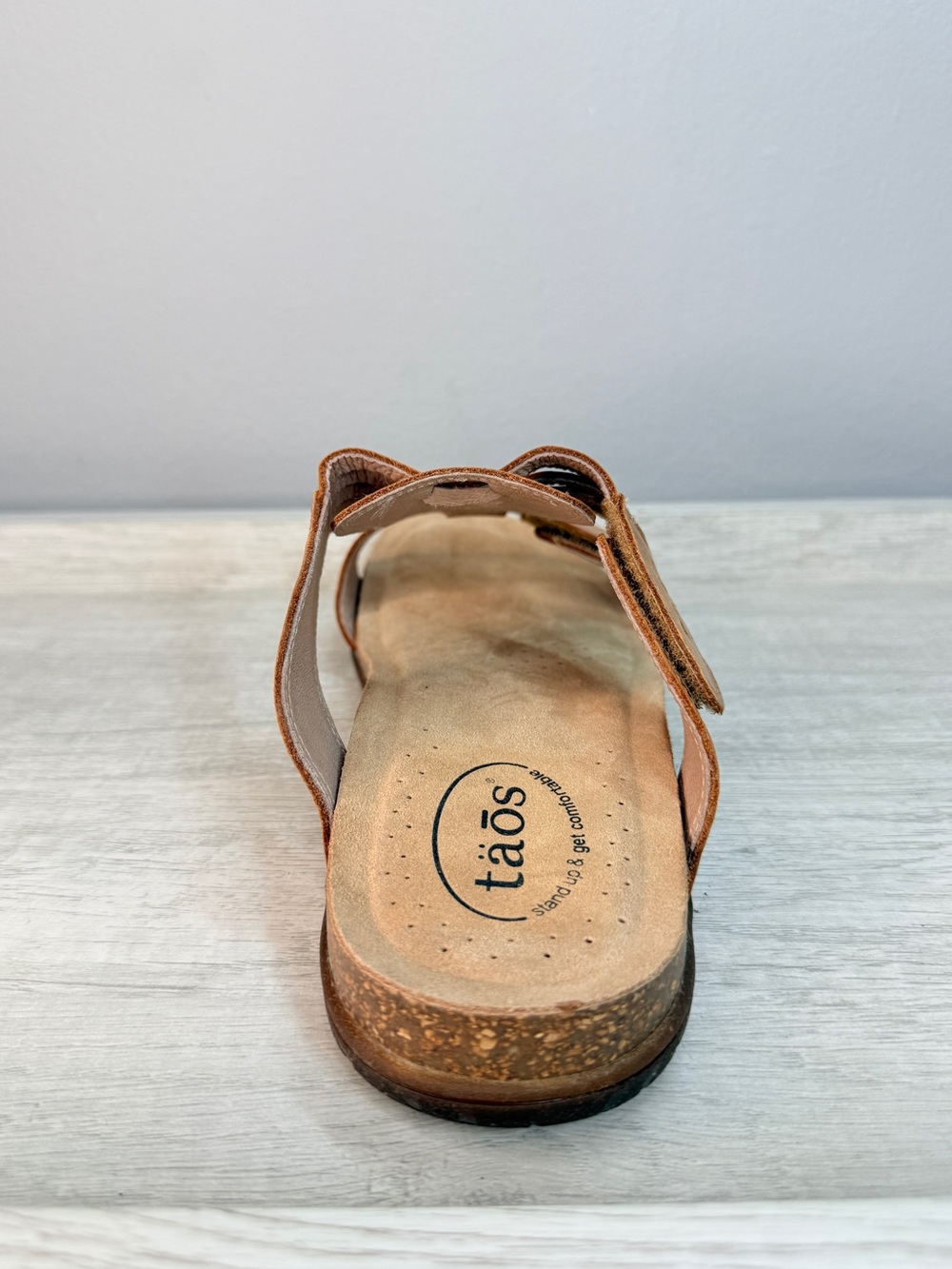 Taos Footwear Brown Leather Comfort Sandals - Picture 8 of 13